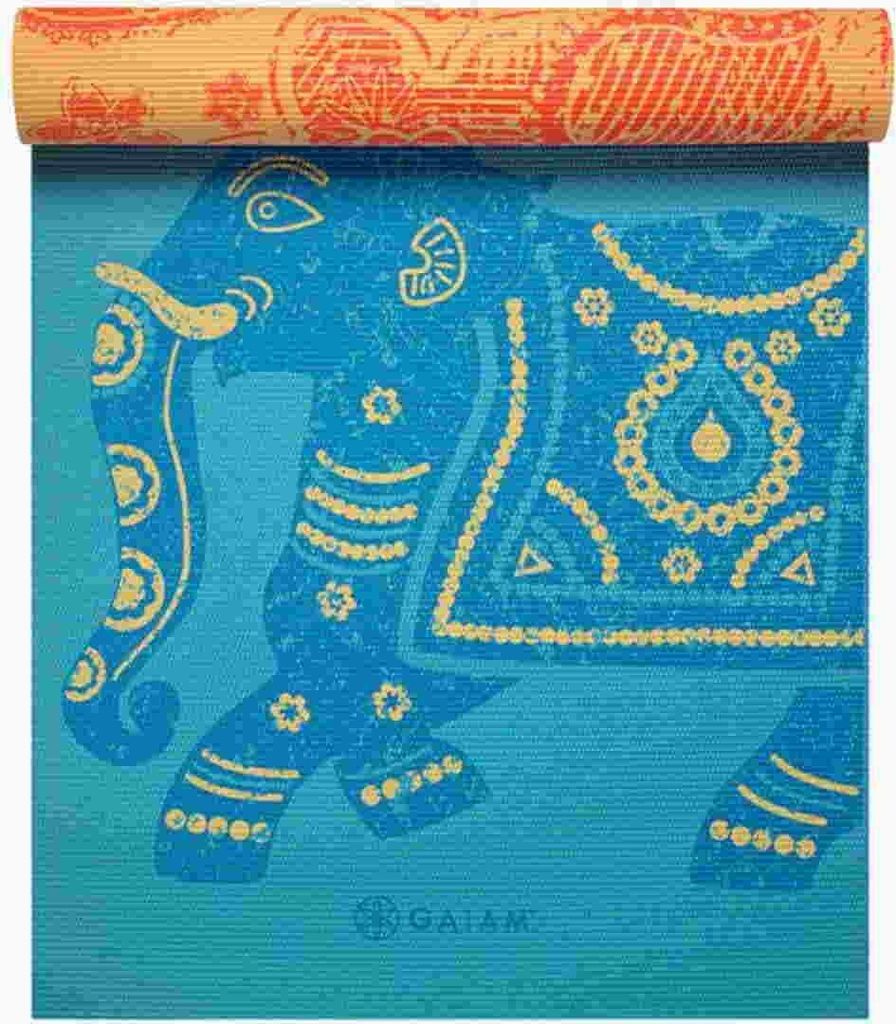 GAIAM Yoga Matte türkis/orange 6 mm