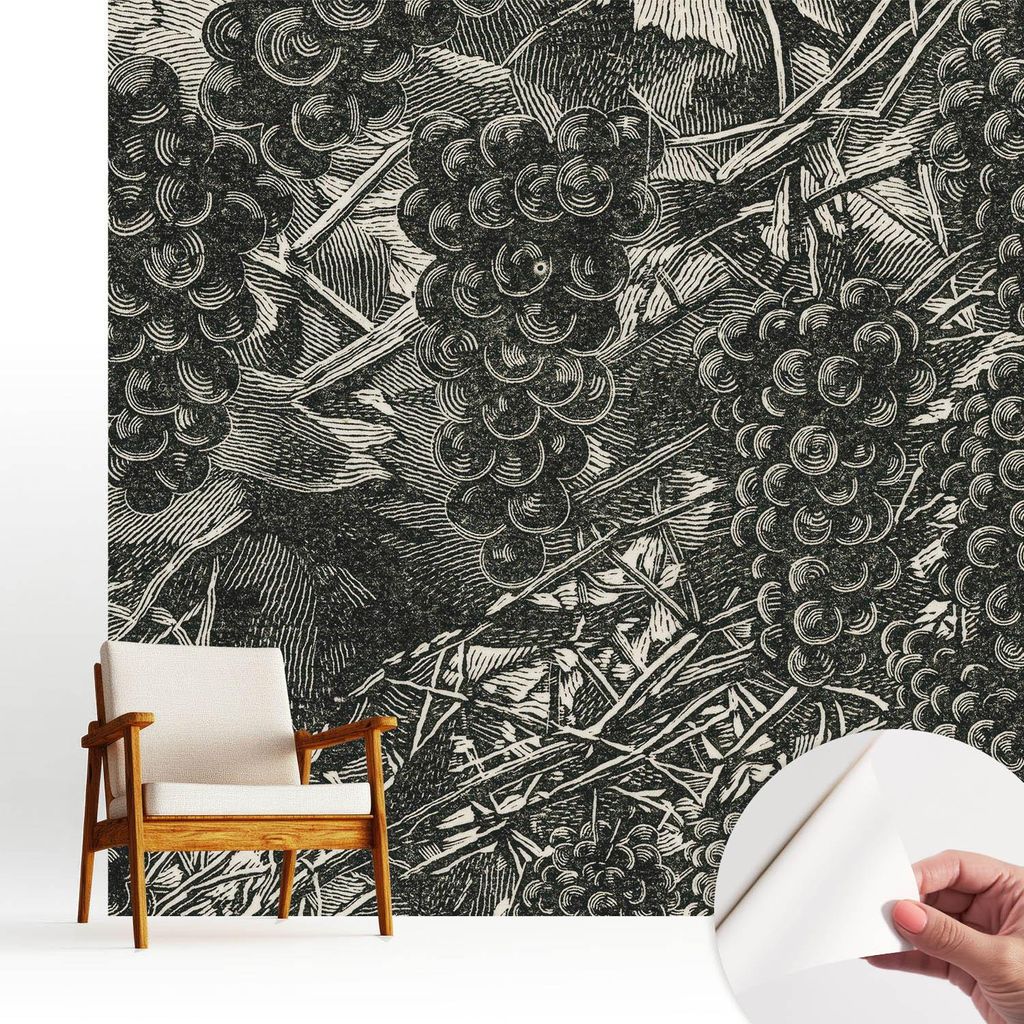 Fototapete selbstklebend - 250x250 cm - Tapete - Wandtapete - Wandbilder - Klebefolie - Dekofolie - Tapete Folie - Wand - Dekoration - Wohnzimmer -...