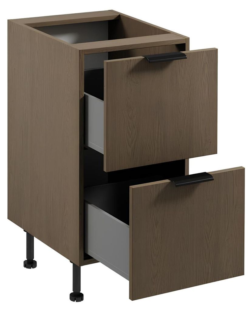Unterschrank Küchenschrank Schubladenschrank Holzschrank Schrank Braun