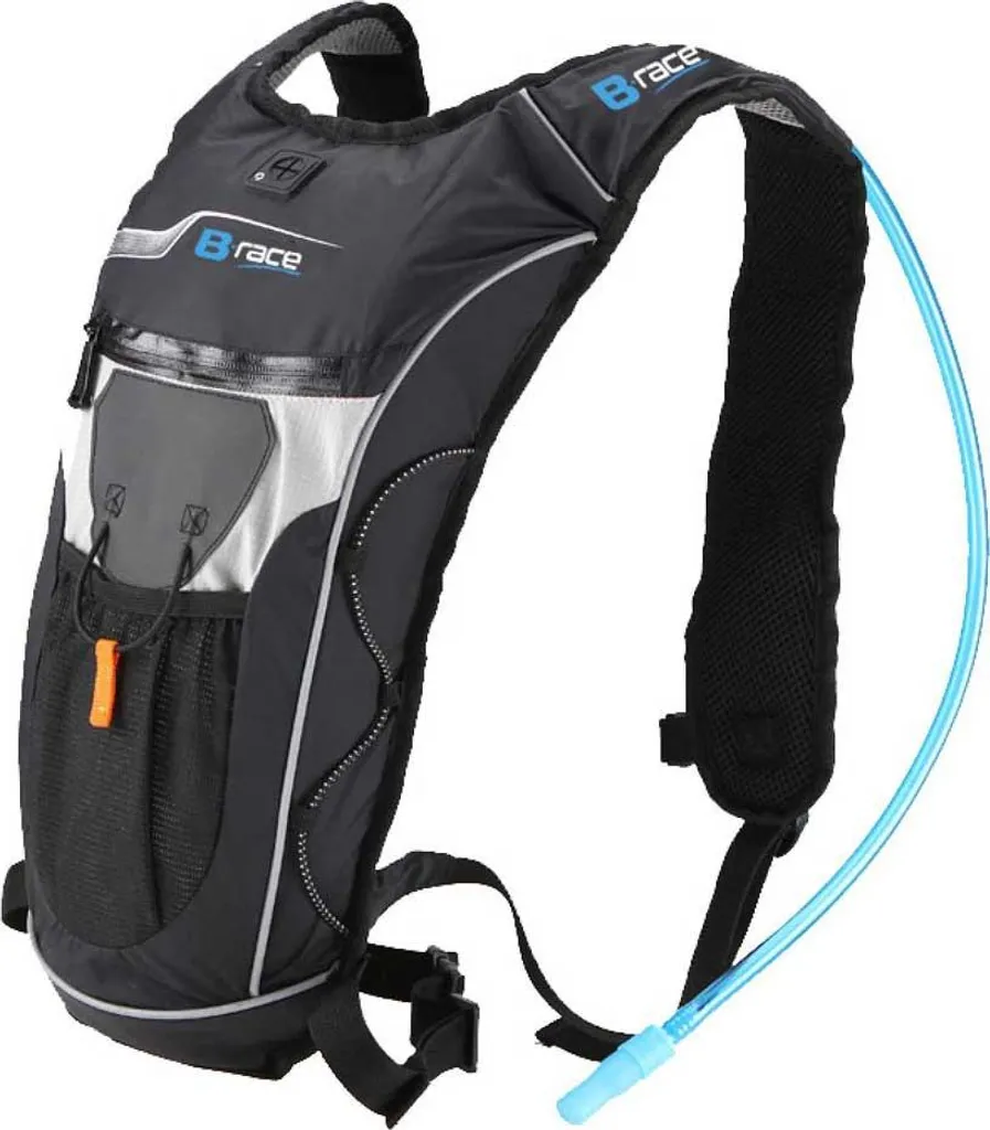 Sac d'hydratation VTT et Trail B-race Maxi 8+2 L - Taille Unique Noir