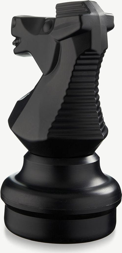 Ubergames - Schachfigur - Springer 45 cm - Schwarz - Geeignet für Ubergames Schachspiel