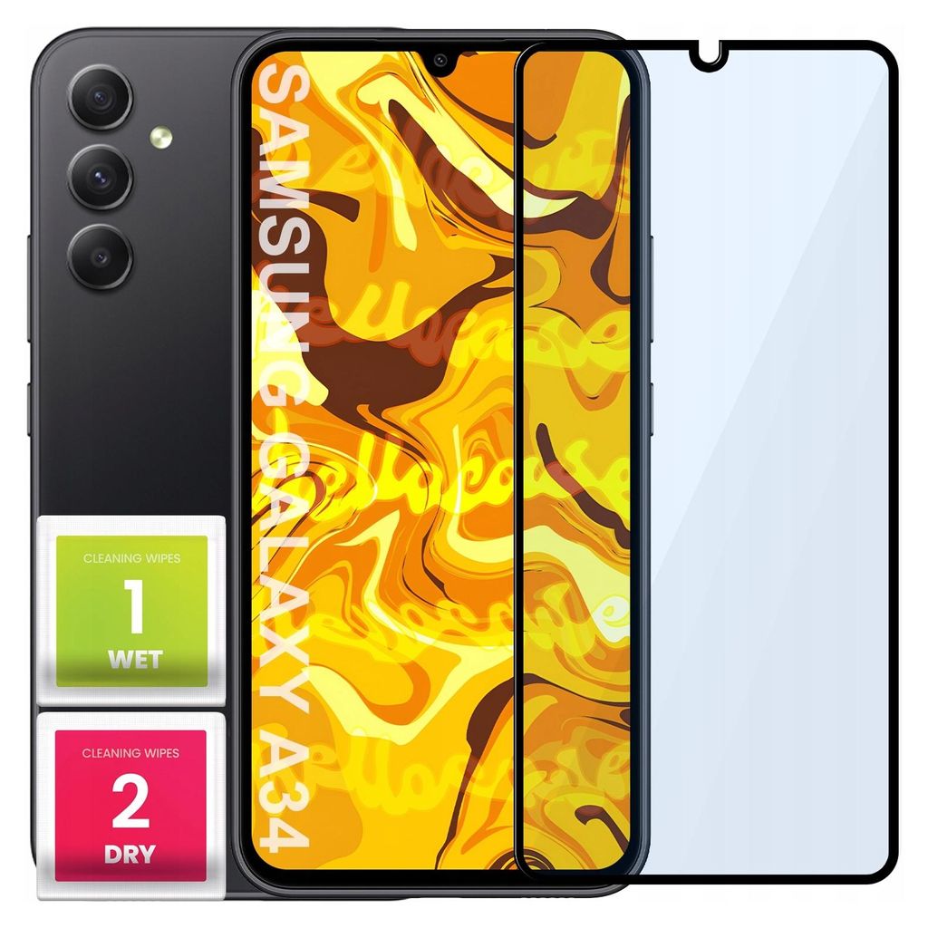 Glas für SAMSUNG GALAXY A34 5G Panzerglas Panzerfolie Schutzglasfolie Displayschutzglas Echt Glas Schutz Folie Display Glasfolie 9H
