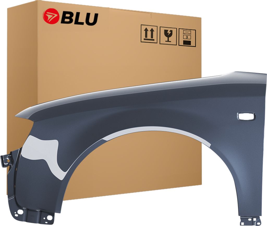BLU Kotflügel Passend für Audi A4 B6 LX7Z Links Grau Produktbild 
