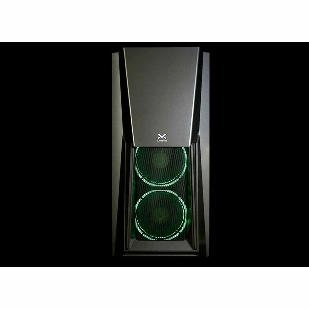 Droxio BURNER, Tower, PC, Schwarz, ATX, Kohlenstoffstahl, Gaming