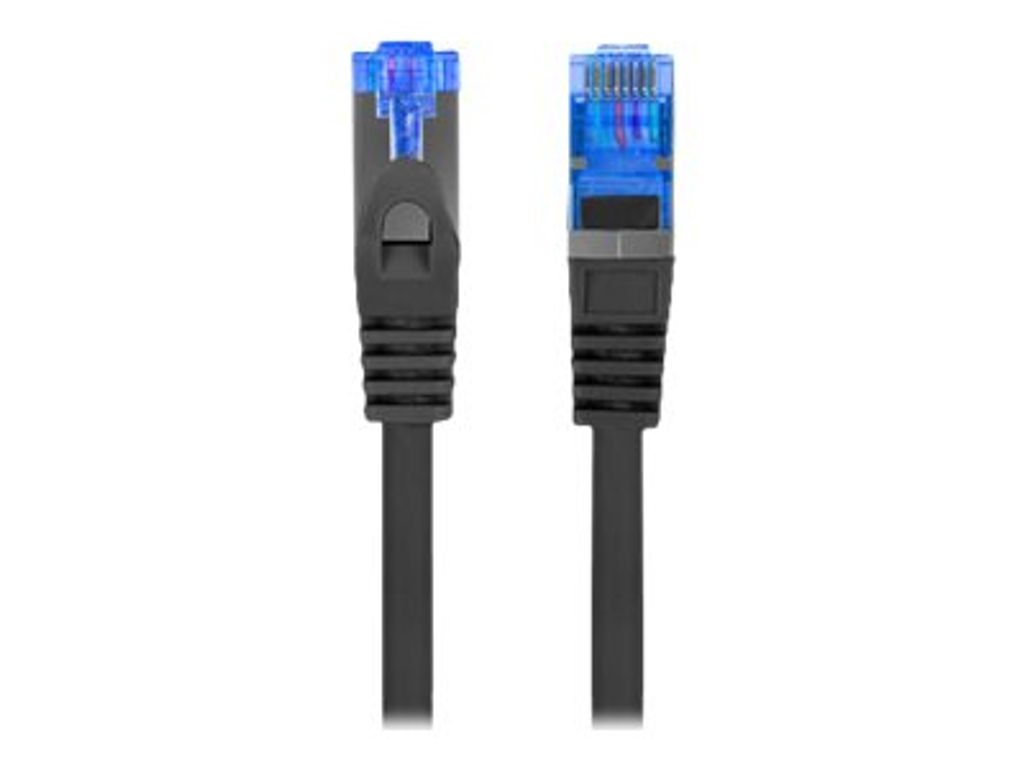 Lanberg Patchcord Cat.6A S/Ftp Lszh Cca 1M Schwarz Fluke Zer