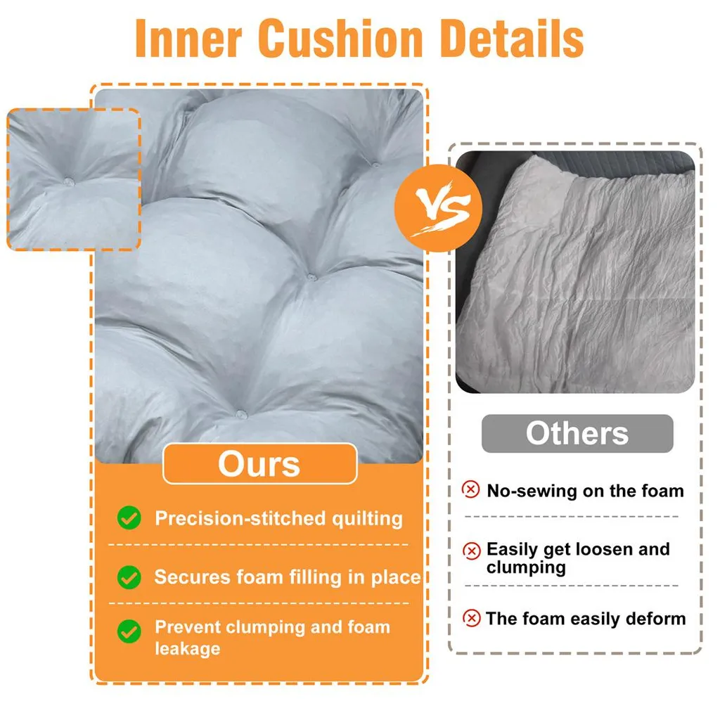 Coussin pour Chien Antidérapant et Lavable, Lit Confortable 75 cm - 9