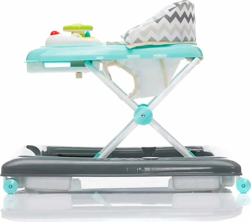 Trotteur avec suspension zigzag Fillikid design gris et mint - 5