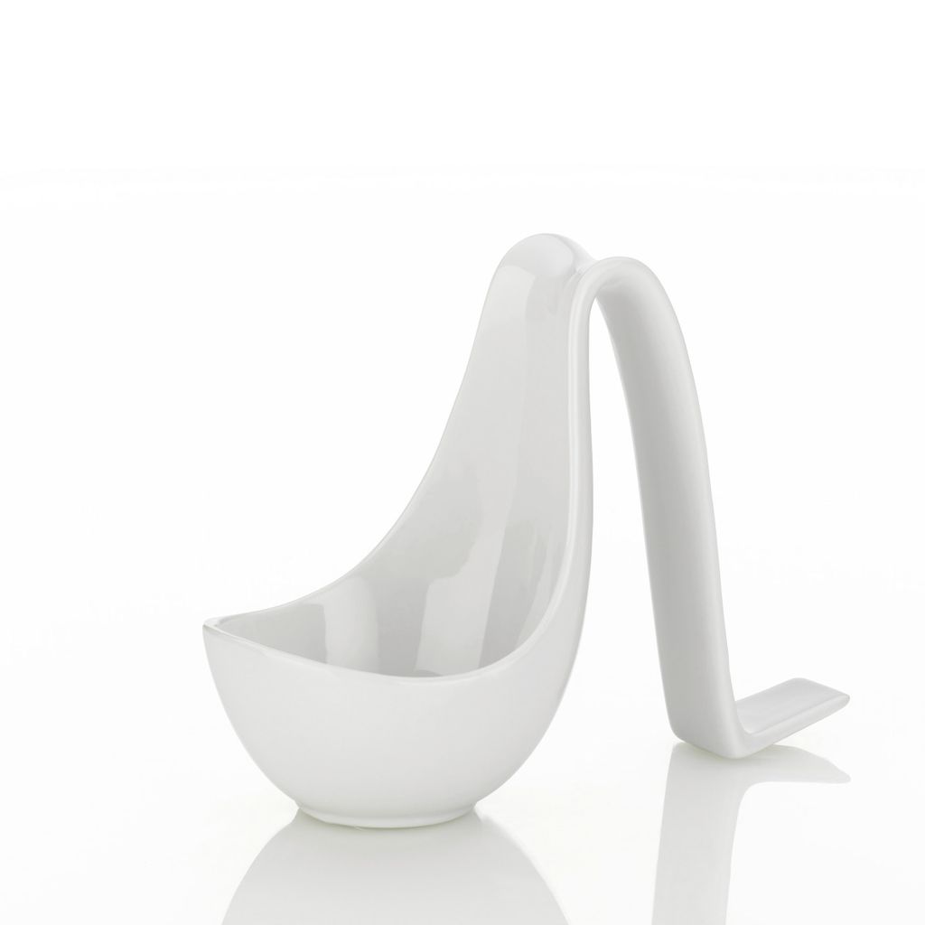 Kela Porte-cuillères Cuchara Porcelaine blanche 20x10x15cm, Image du produit 