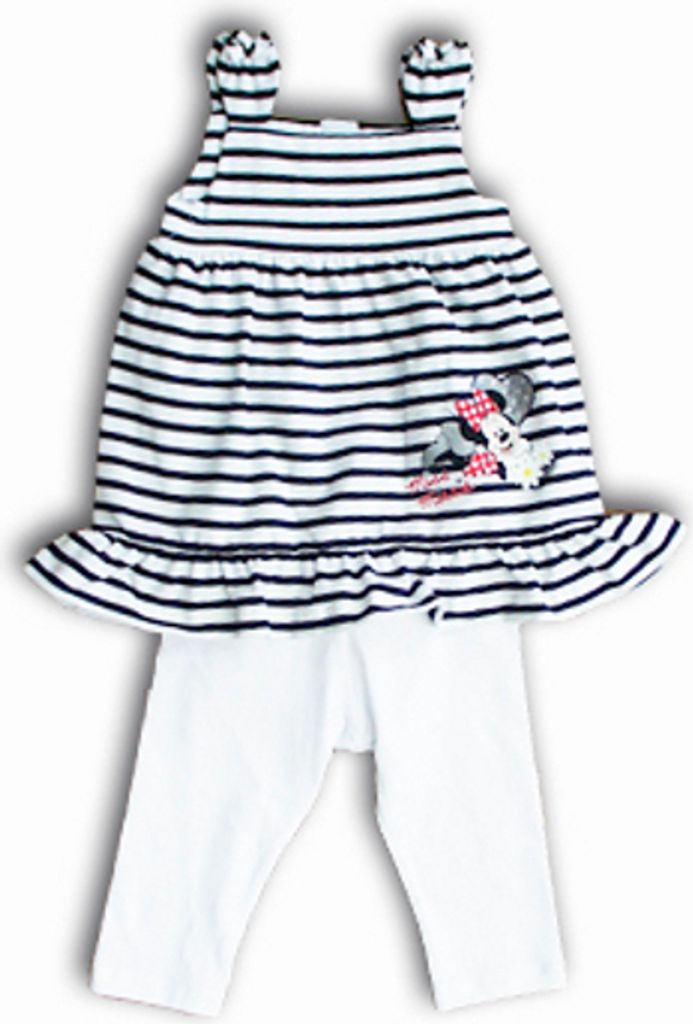 71476 Disney 2-Teiler Set (Kleid+Leggins) Mädchen Blau/Weiß Gr.92