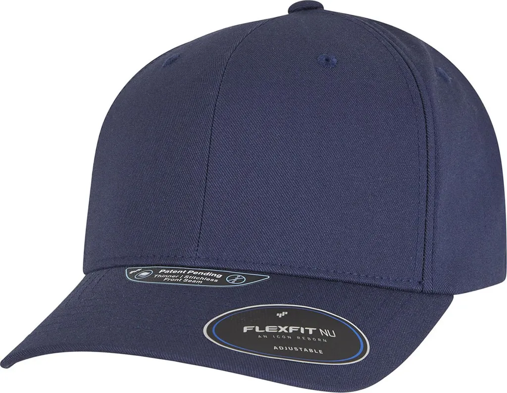Flexfit - Cappellino da baseball "NU" per uomo/donna Unisex, Snapback RW10858 (Taglia unica) (Navy)