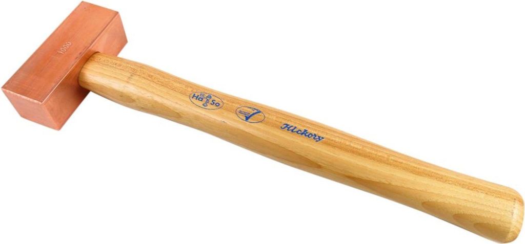 Kupferhammer 500g mit Hickorystiel Haso Produktbild 