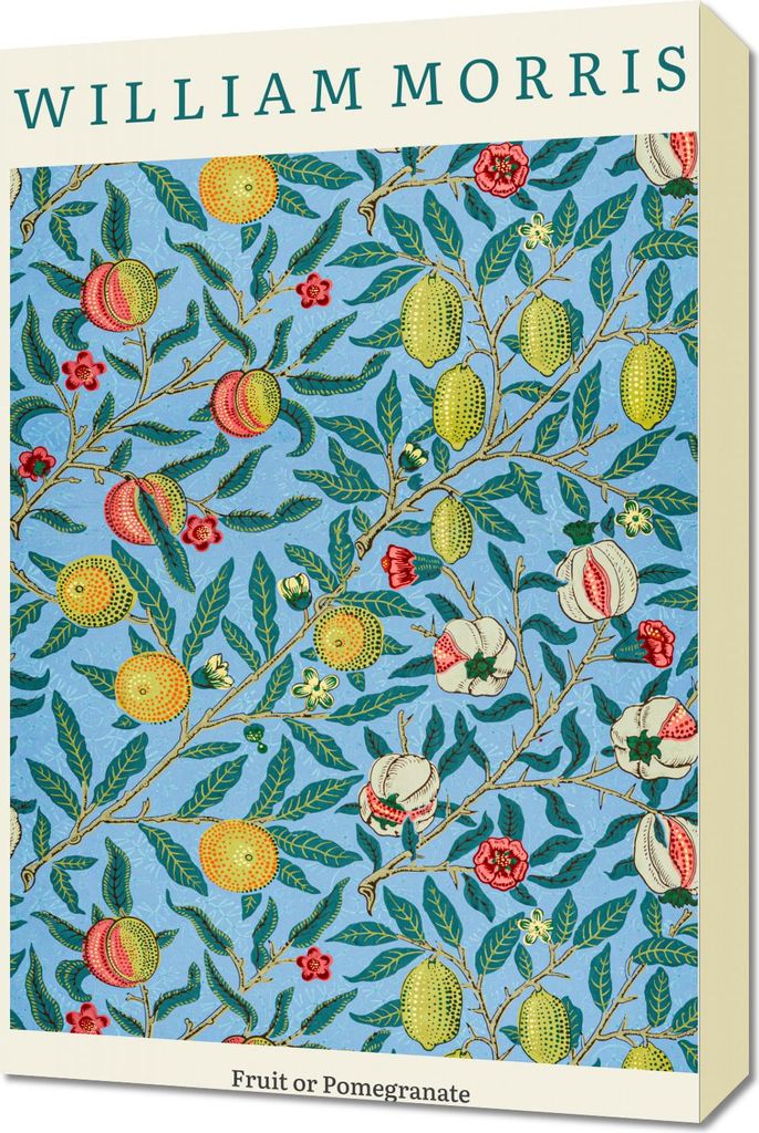 Bild 40x60cm Design Granat, Morris Vintage für das Wohnzimmer