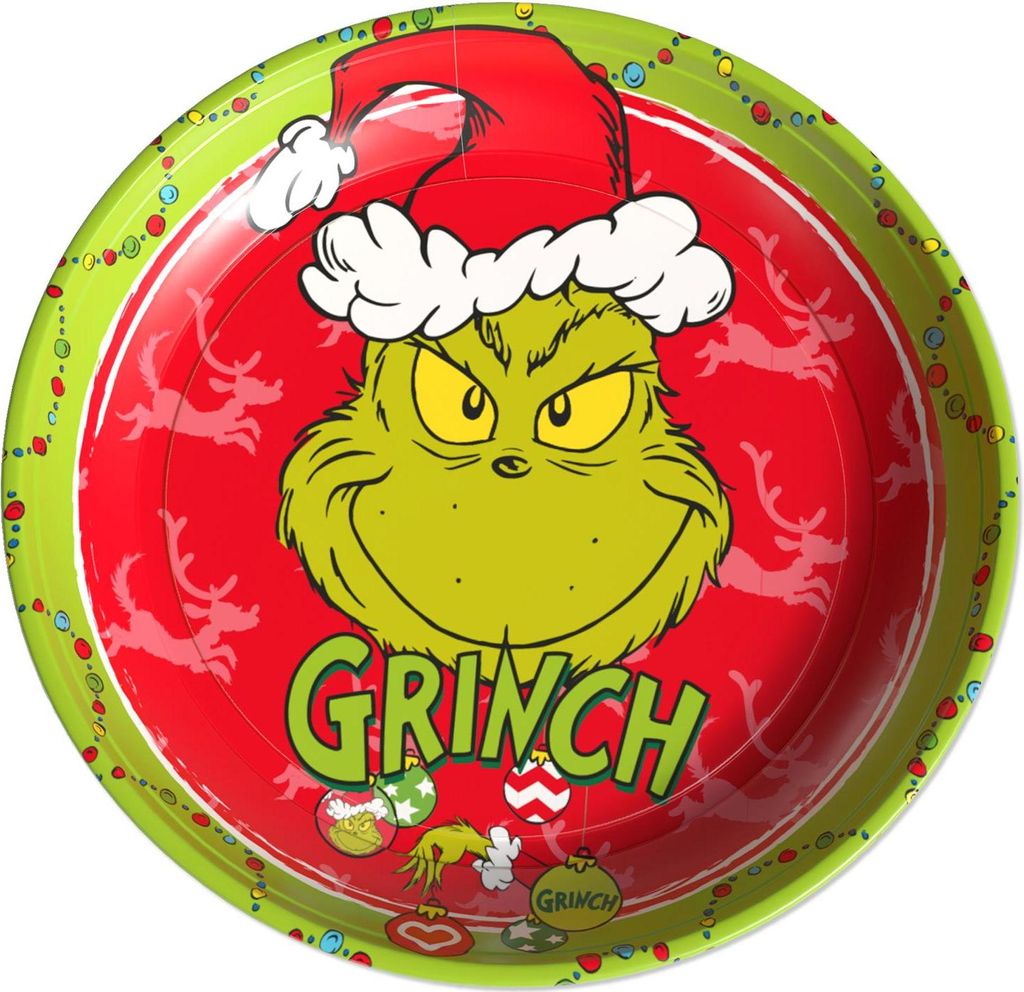 The Grinch Keksteller 26 cm – Weihnachtsteller für Produktbild 
