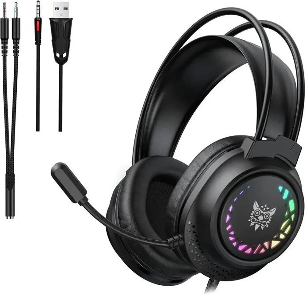 Cuffie ONIKUMA X92 RGB Nero - Estetica Pro e Sound Potente per Gamer