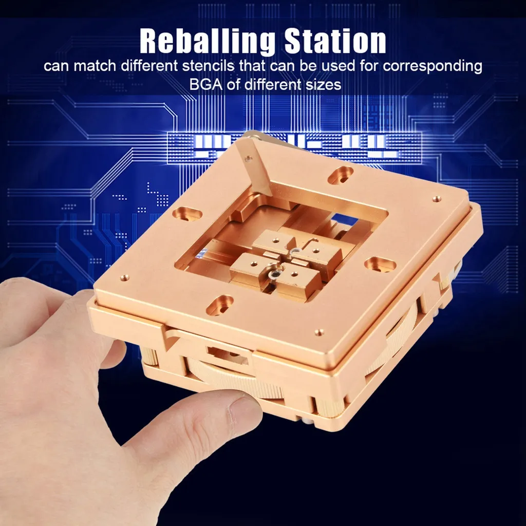 Station de Rebillage BGA WN8090 Kit de Soudure avec Pochoir Magnétique