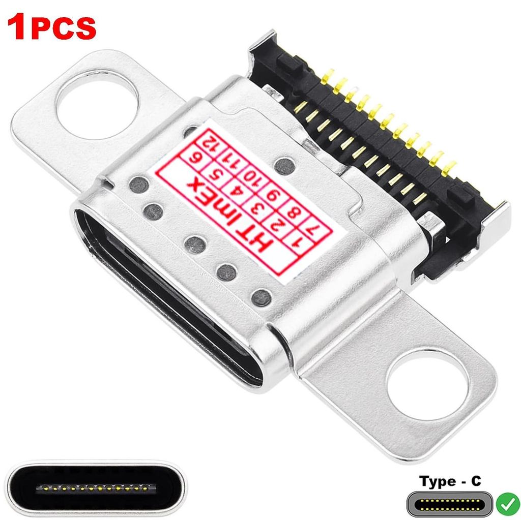 USB-C DC Jack Power Socket Charging Port Connector for Lenovo ThinkPad E14 Gen 3, E14 Gen 3 (20Y7)