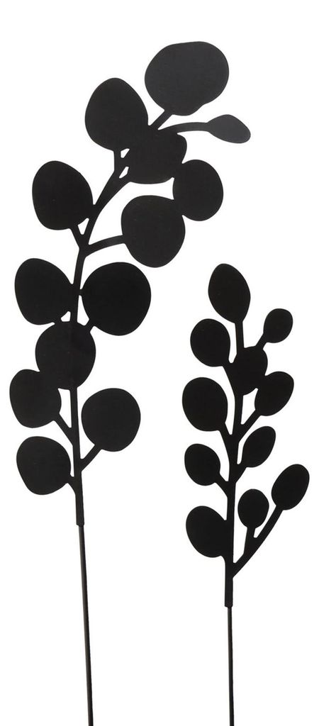 Boltze Hausgartenstecker Calypso 2-teilig aus schwarzem Produktbild 