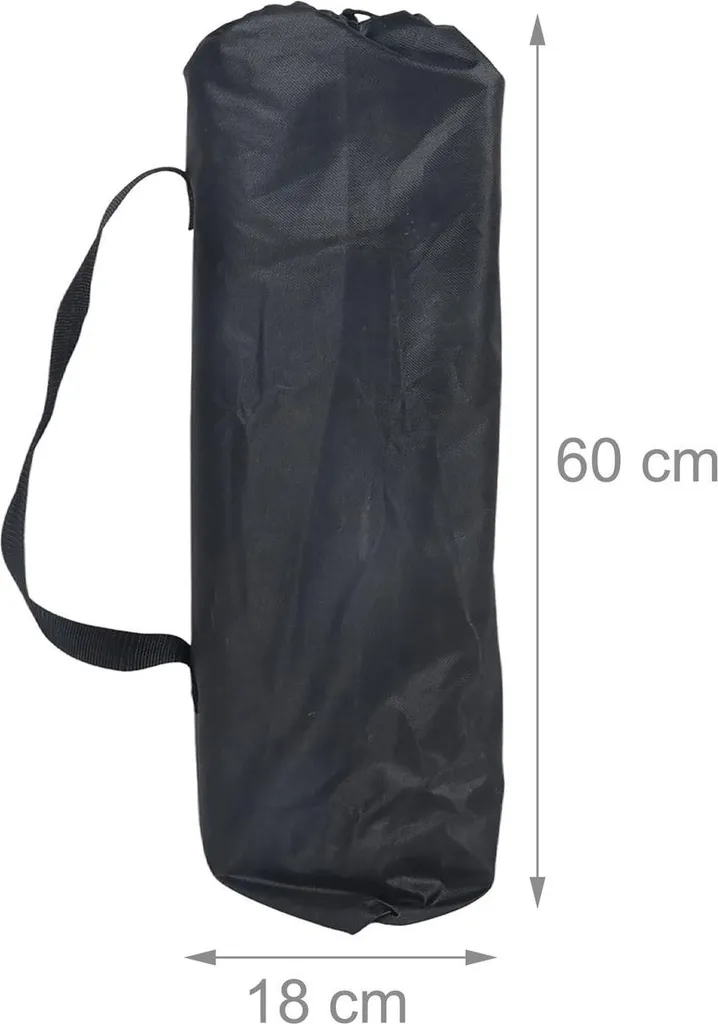 Table de camping pliable en acier avec sac de transport - Modèle T100
