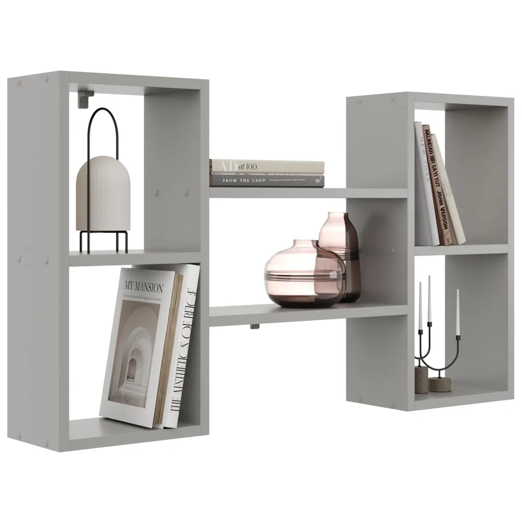 Étagère murale grise : gagnez de la place avec style - Longueur 102cm