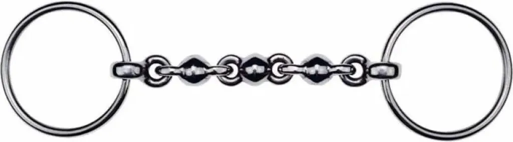 Mors de filet Waterford Feeling embouchure articulée 125mm pour le cheval