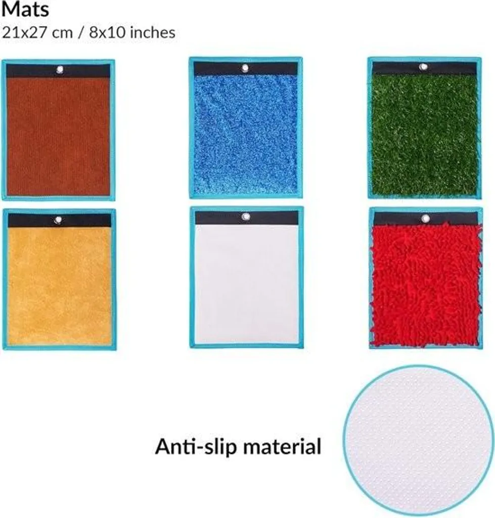 Tapis de Sol pour Parcours Sensoriel Autisme et Rééducation Motrice