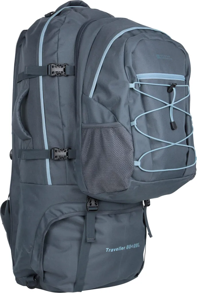 Sac à dos Traveller 100L MW2430 Mountain Warehouse Bleu Foncé Résistant
