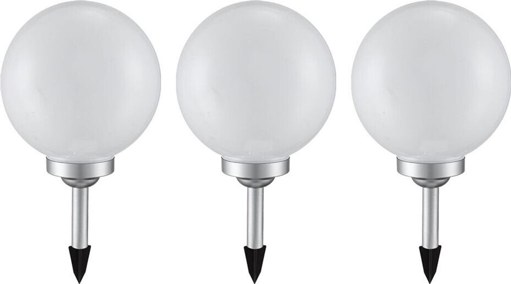 3er Set LED Solar Kugel Stecklampen, Durchmesser 20 Produktbild 