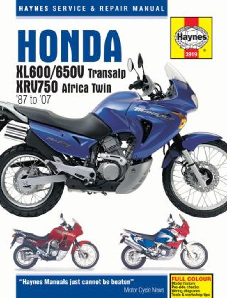 Honda XL600/650 Transalp & XRV750 Africa Twin (87 - 07) Image du produit 