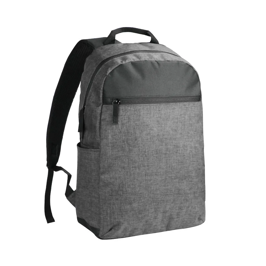 Zaino Melange Grigio Screziato: Eleganza Urbana per PC e Tempo Libero