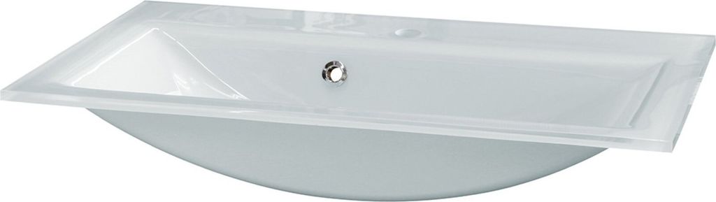 FACKELMANN Glasbecken / Waschtisch aus Glas / Maße (B x H x Produktbild 