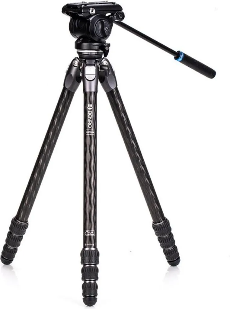 Trépied Benro Tortoise 24CLV+S4PRO léger et compact pour vidéastes