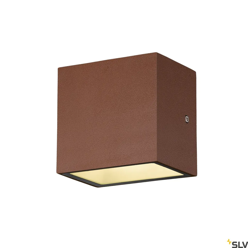 Sitra Cube LED Applique Murale Anthracite SLV IP44 Carrée Up Down - 3
