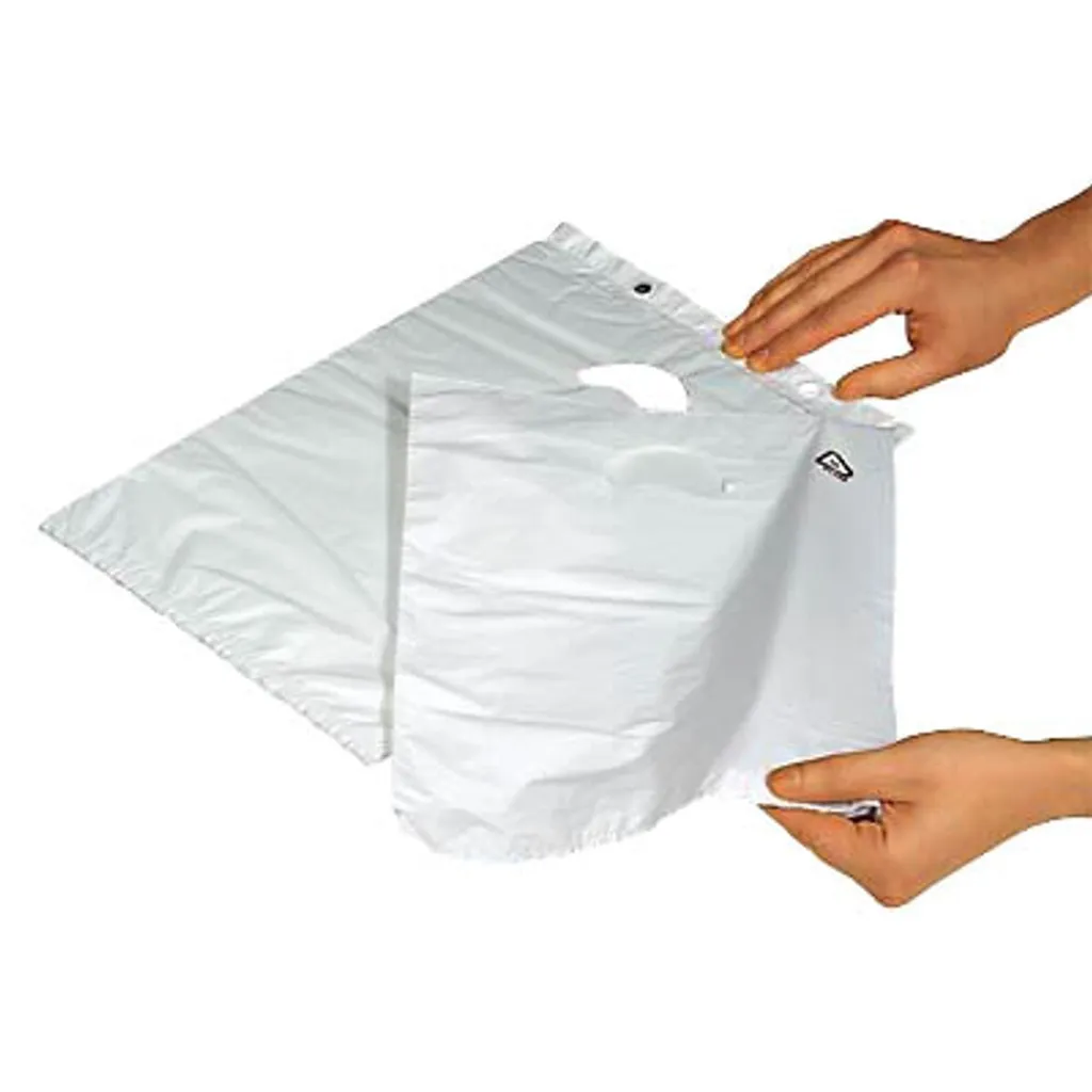 Sac de transport poly 250x350 blanc indéchirable et imperméable - 2
