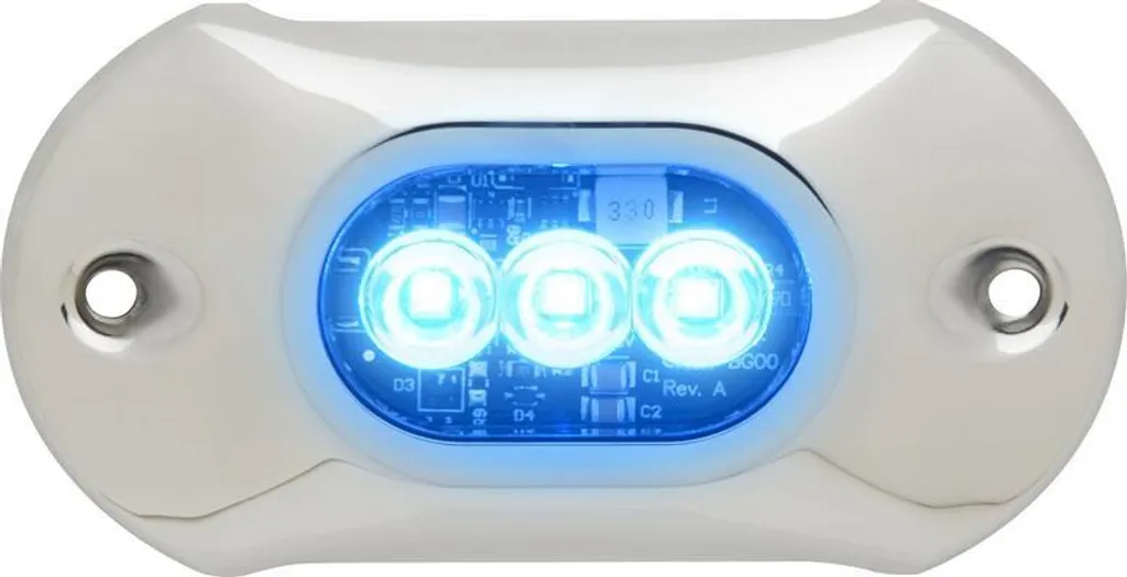 Projecteur LED sous-marin bleu 12/24V Attwood pour coque de bateau