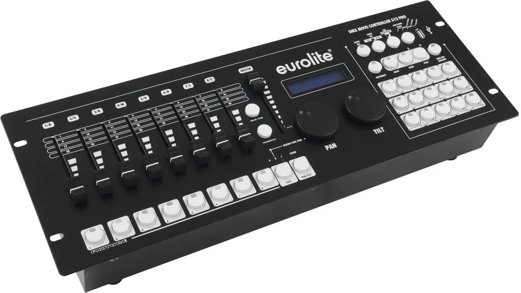 Console DMX Move Controller 512 PRO Eurolite pour Scène et Soirée