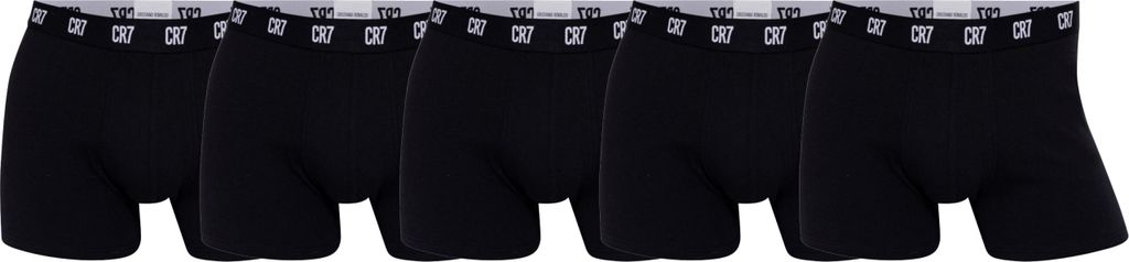 CR7 Cristiano Ronaldo - BASIC - Retroshorts/Trunks/Boxershorts für Herren - 5-Pack