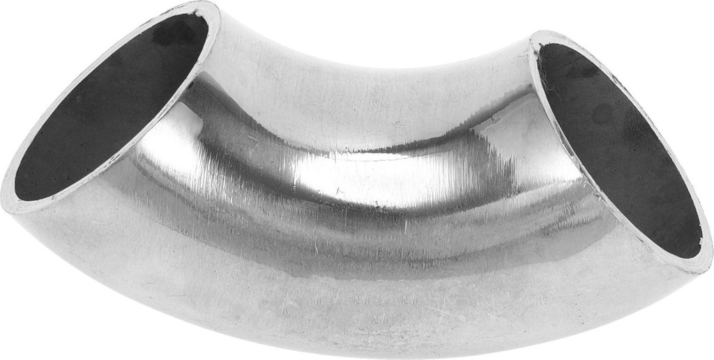 90 Grad Bogenbogen Auto Modifizierte Auspuffrohrleitung Rohrleitung 1,25" Zoll OD Dicke 1,5mm/16GA 32x85x1,5mm 201 Edelstahl Silberton