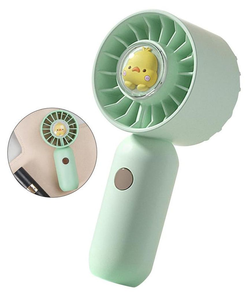 USB Mini Ventilator Handventilator 3 Stufen 1–3h Laufzeit kompakt 5,8 cm leise für Büro Schule Reisen Camping