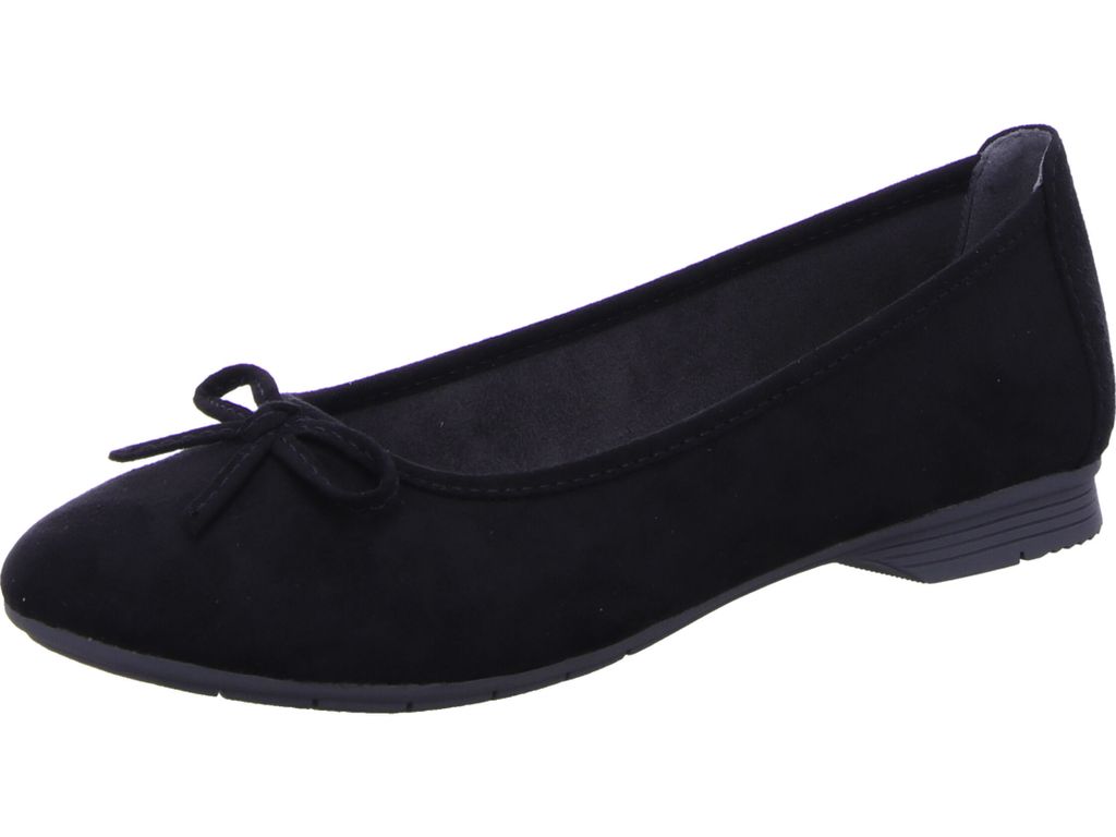 Jana Damenschuhe Ballerinas Schwarz Freizeit, Schuhgröße:38 EU