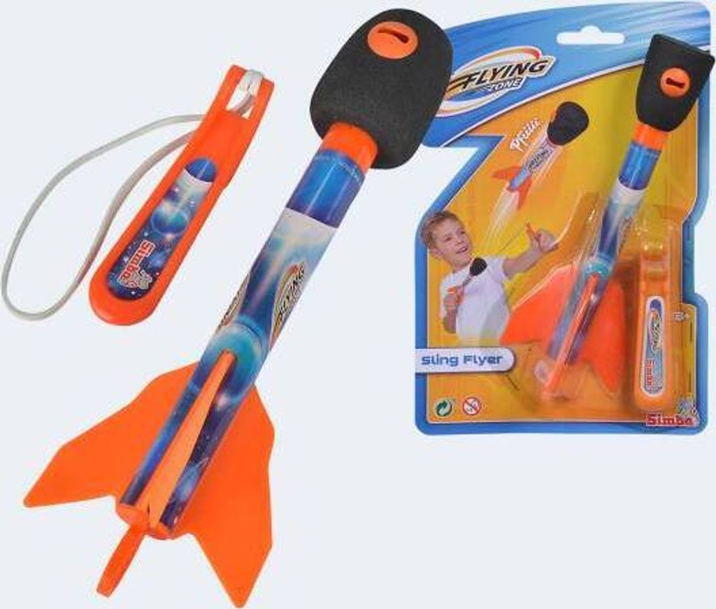 Simba Outdoor Spielzeug Wurfspiel Space Rocket Pfeifrakete Produktbild 