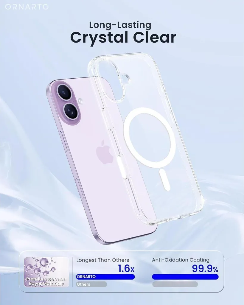 Coque de Protection iPhone 16 Pro Max Transparente MagSafe Antichoc