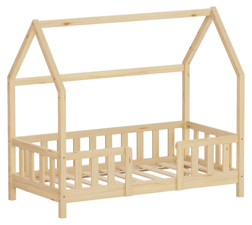 Łóżeczko dziecięce ML-Design 70 x 140 cm z zabezpieczeniem Zdjęcie produktu 