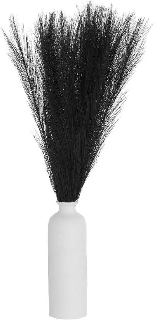 Herbe artificielle noire 61 cm pour composition florale intérieure