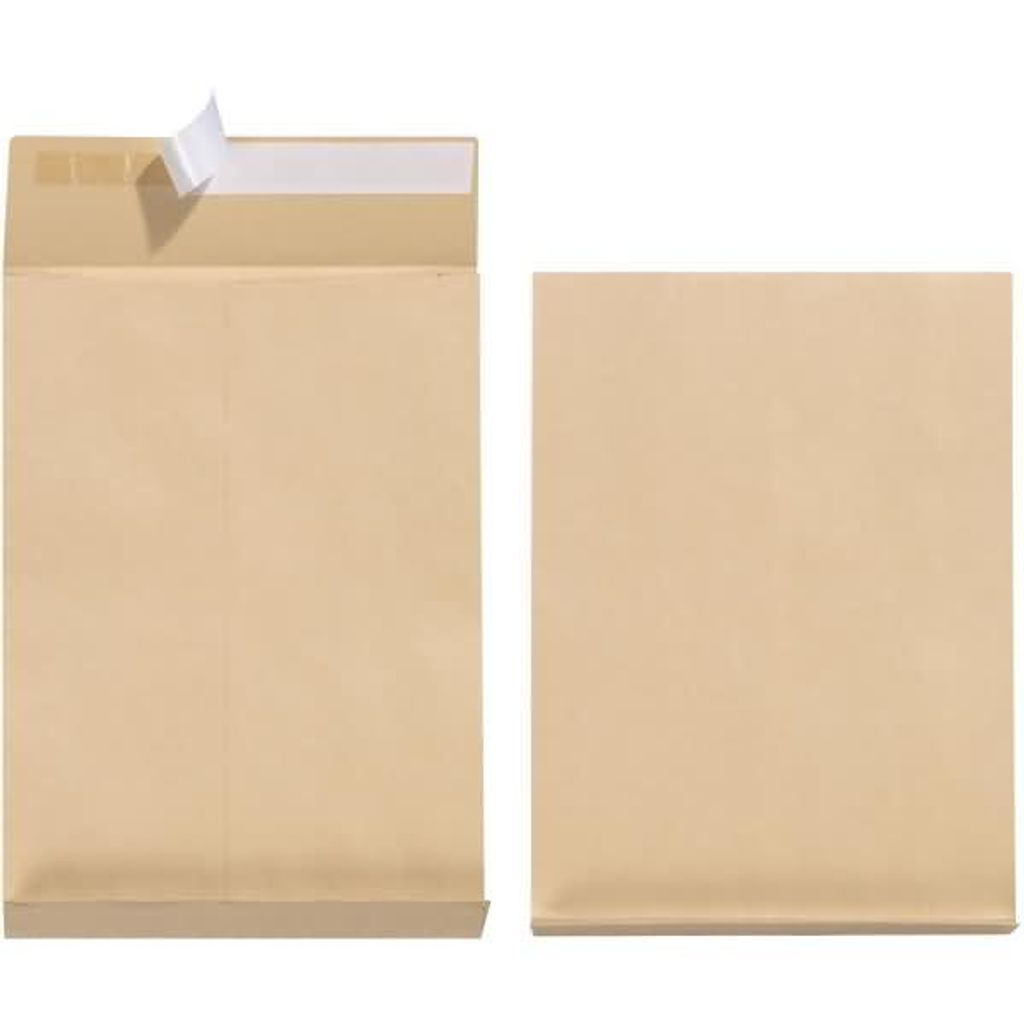 Herlitz Faltentasche  B4 haftklebend   o.Fenster    5er Immagine del prodotto 