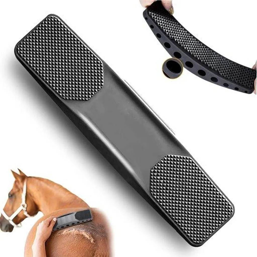 Brosse anti-nœuds cheval à six poils - Finit les crins cassés et secs