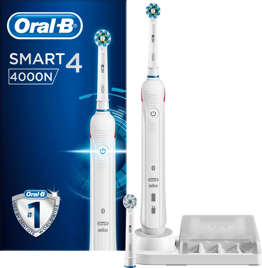 Oral-B Smart 4 4000N Brosse à Dents avec Capteur de Pression Visuel