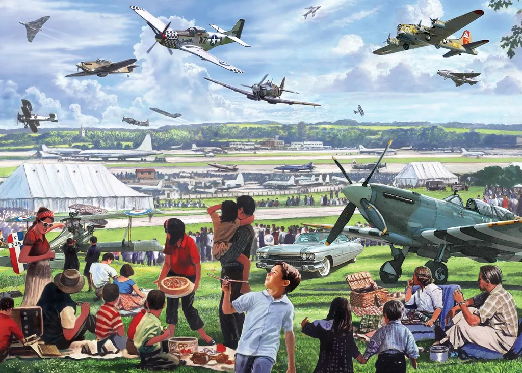 Puzzle 1000 pièces Air Show Otter House : fini les pièces fragiles !