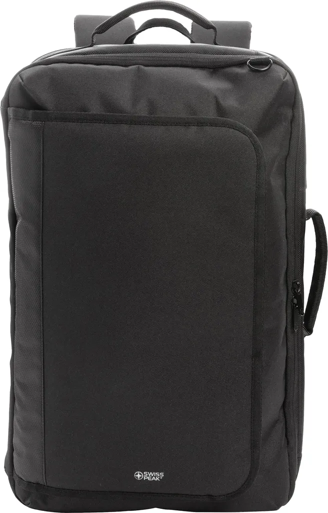 Sac à dos de voyage urbain 21L noir Swiss Peak XD930 format cabine