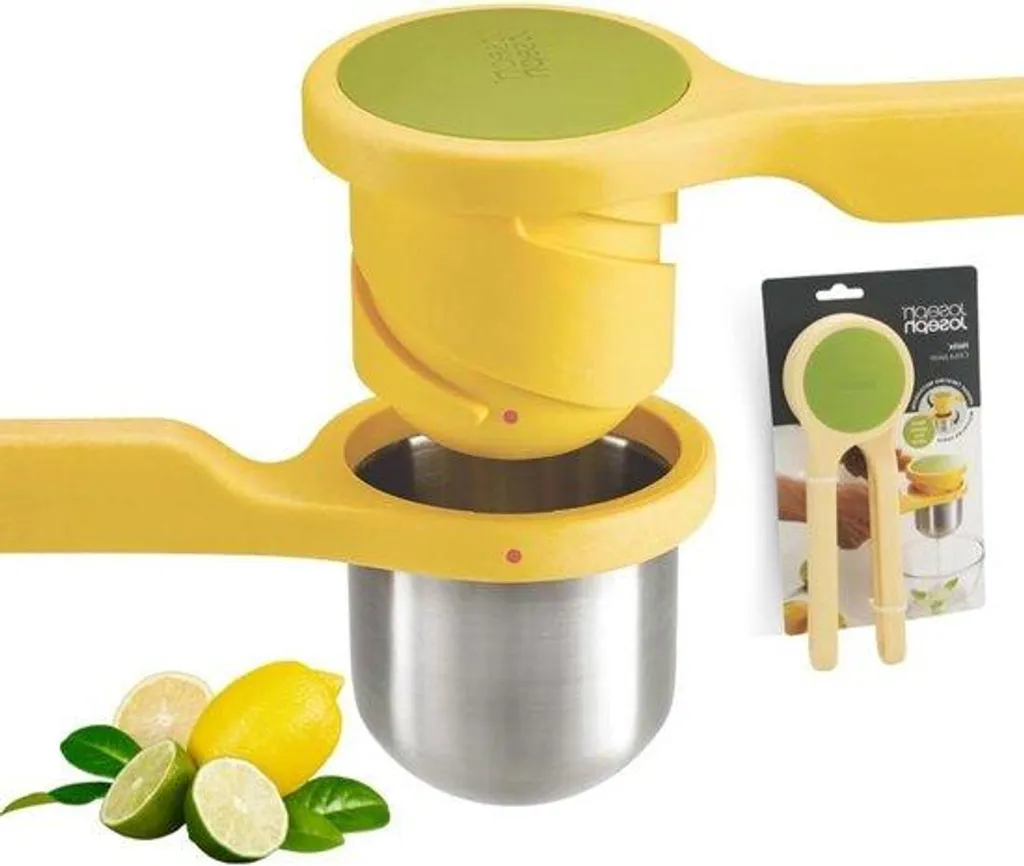 Machine à jus de fruits automatique jaune et kit accessoires complet
