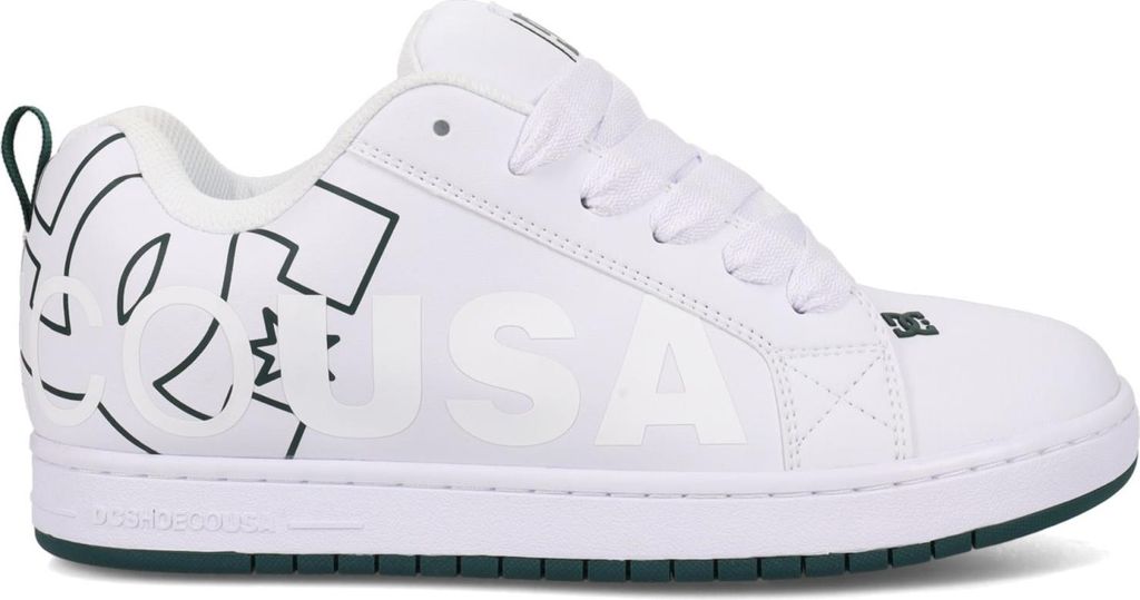 DC Shoes Court Graffik White/Whtie/Green Größe EU 44